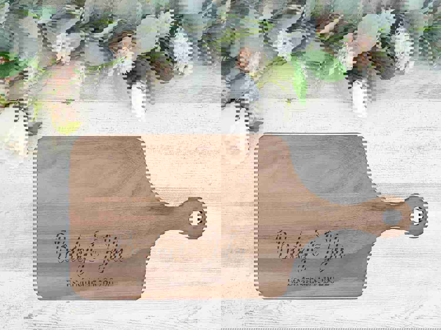 Handmade Personalized Rustic Quote Cutting Board - Wedding, Anniversary, Housewarming Gift