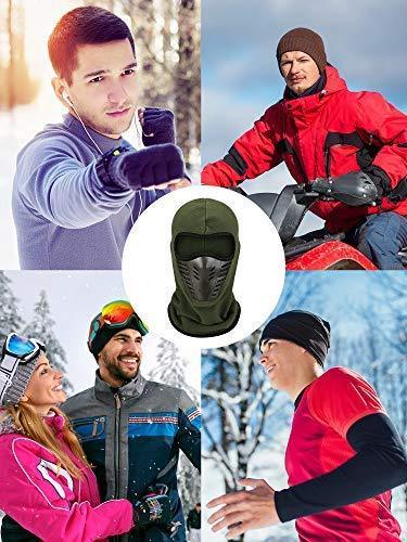 3 Pieces Balaclava Full Face Mask for Skiing, Hunting, and Outdoor Activities