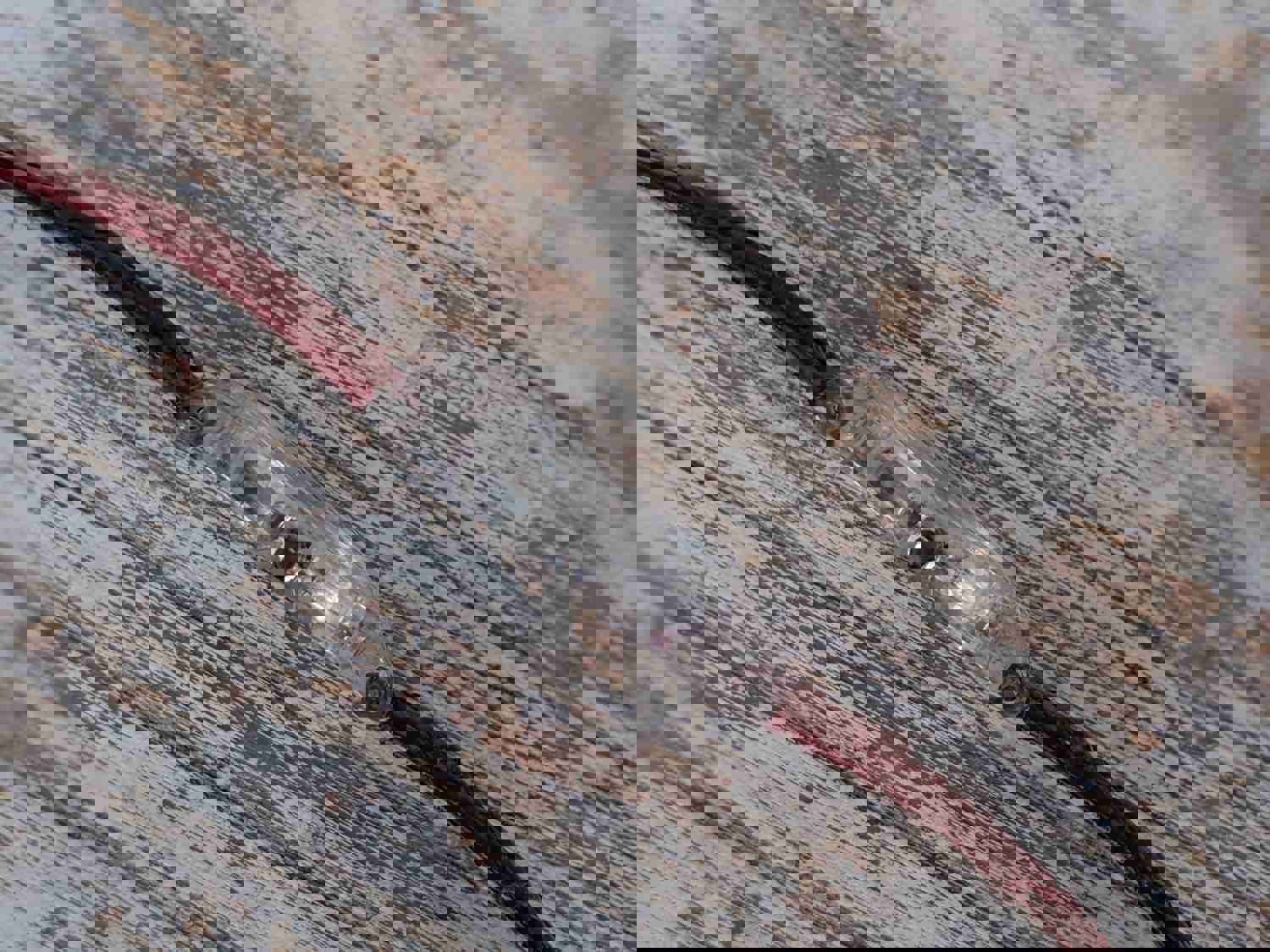 2003 Swatch Strawberry Jam LK243 Slim Ladies Wrist Watch - Red Quilted Leather