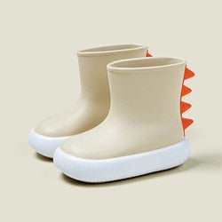 Cute Mario Cartoon Dinosaur Children Rain Boots for Girls and Toddlers