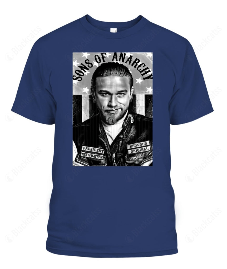 SOA 3 Jax Teller Custom Graphic Unisex Cotton T-Shirt