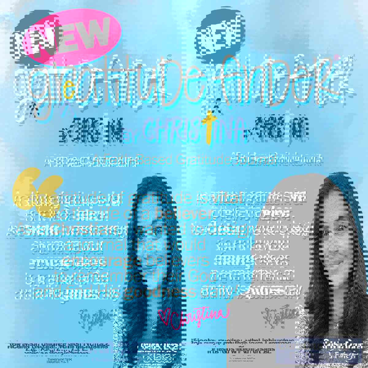 Faith-Based Gratitude Finder® Journals by Christina - Choose from 3 Cover Styles