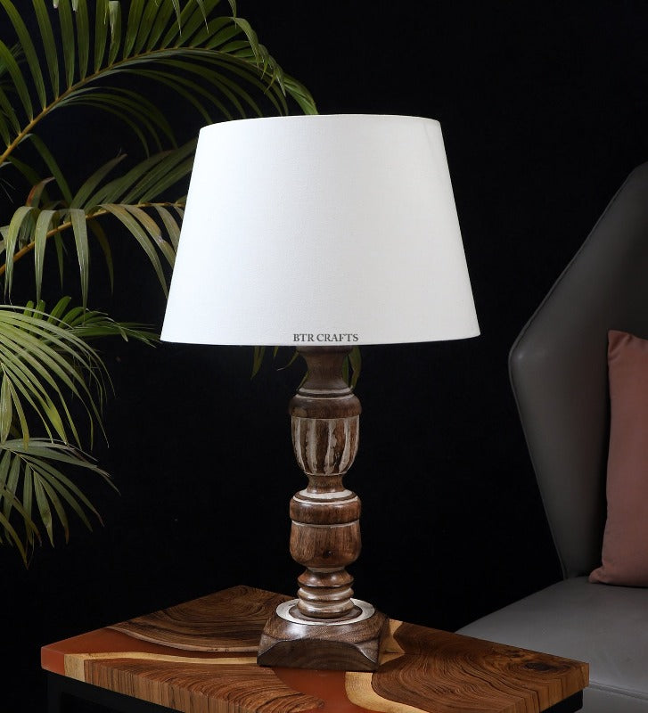 BTR CRAFTS Rustic Table Lamp (Bulb not Included)