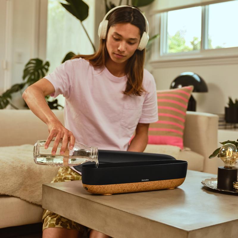 HoMedics 0.26 gal 216 sq ft Electronic Cool Mist Ultrasonic Humidifier