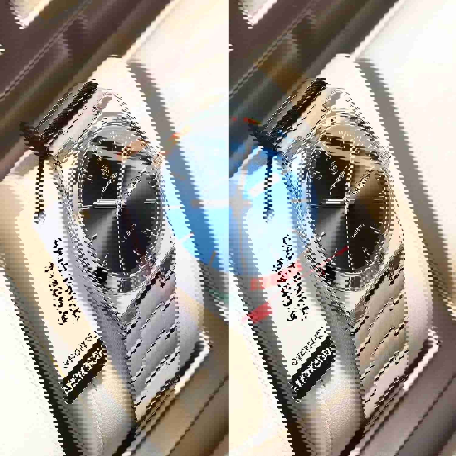 POEDAGAR Luxury Men's Watch - Waterproof, Luminous, Stainless Steel Quartz Watch with Date and Week Display