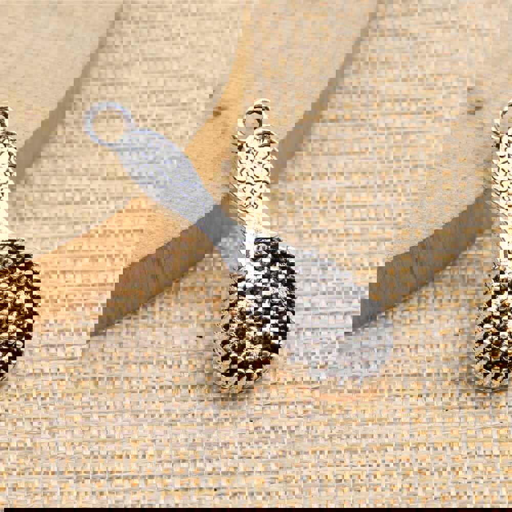 WYSIWYG 10pcs 10x33mm Antique Silver Comb Charms for Jewelry Making