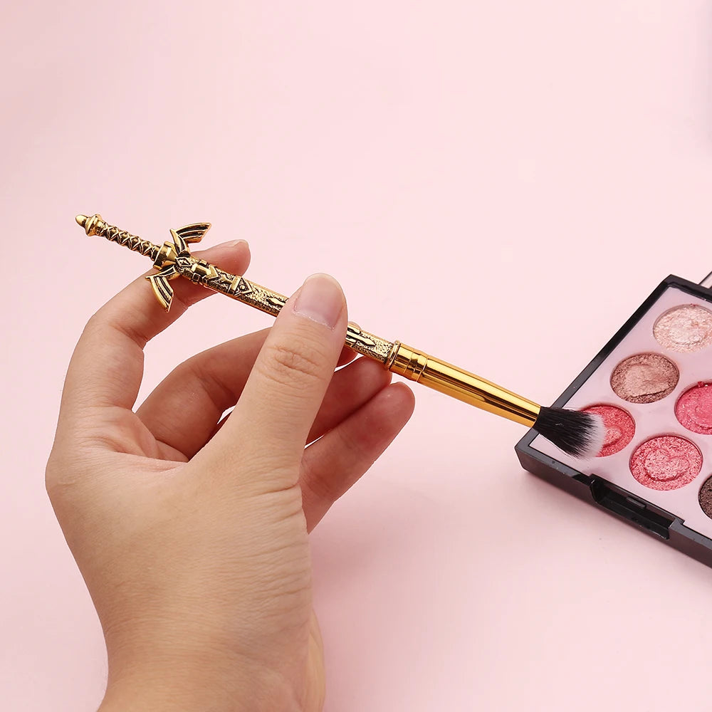 5pcs/Set The Legend of Zelda Makeup Brushes - Power Eye Shadow Highlight Brushes for Women, Beauty Tool, Cosplay Props