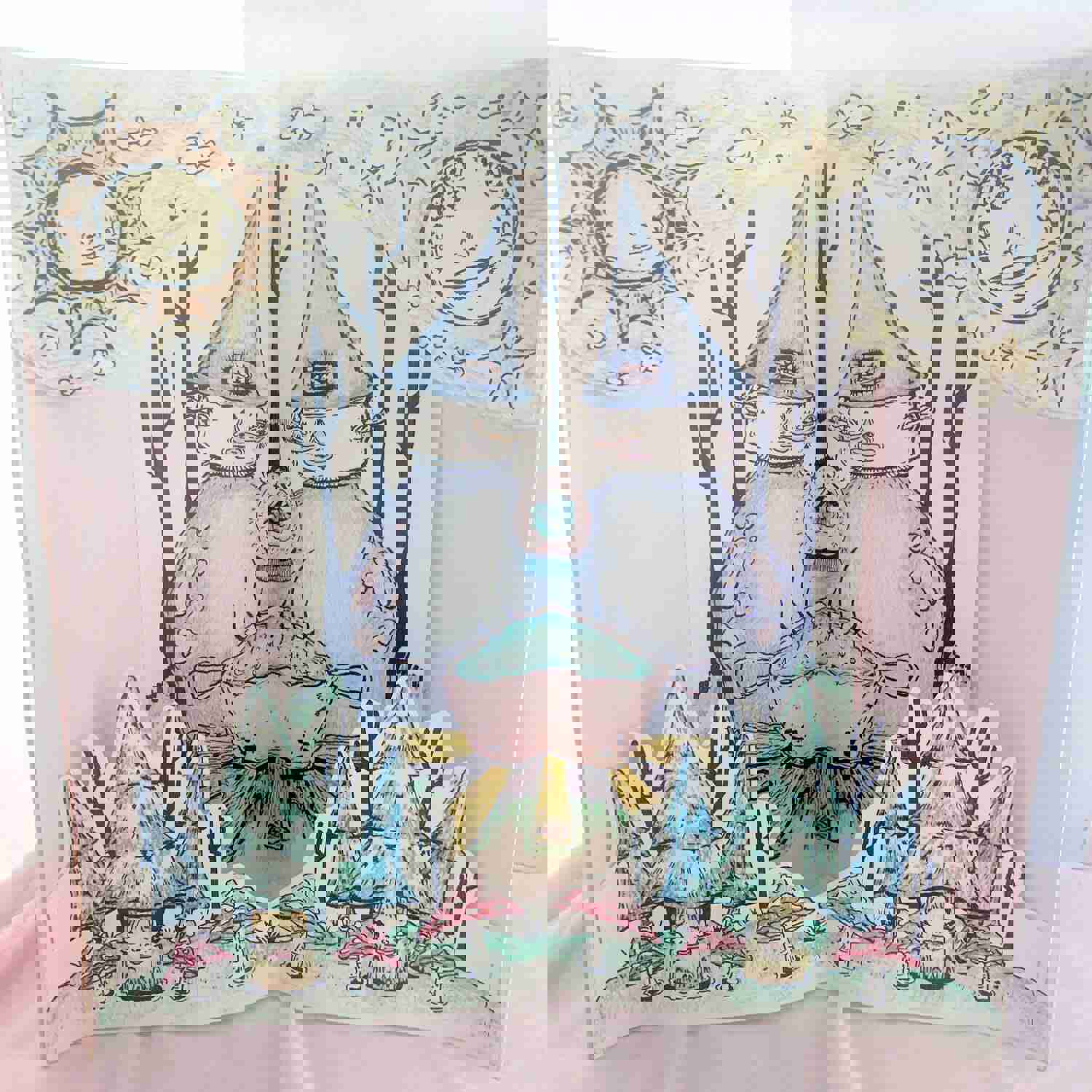 The Other Side Risograph Pop Up Book Zine