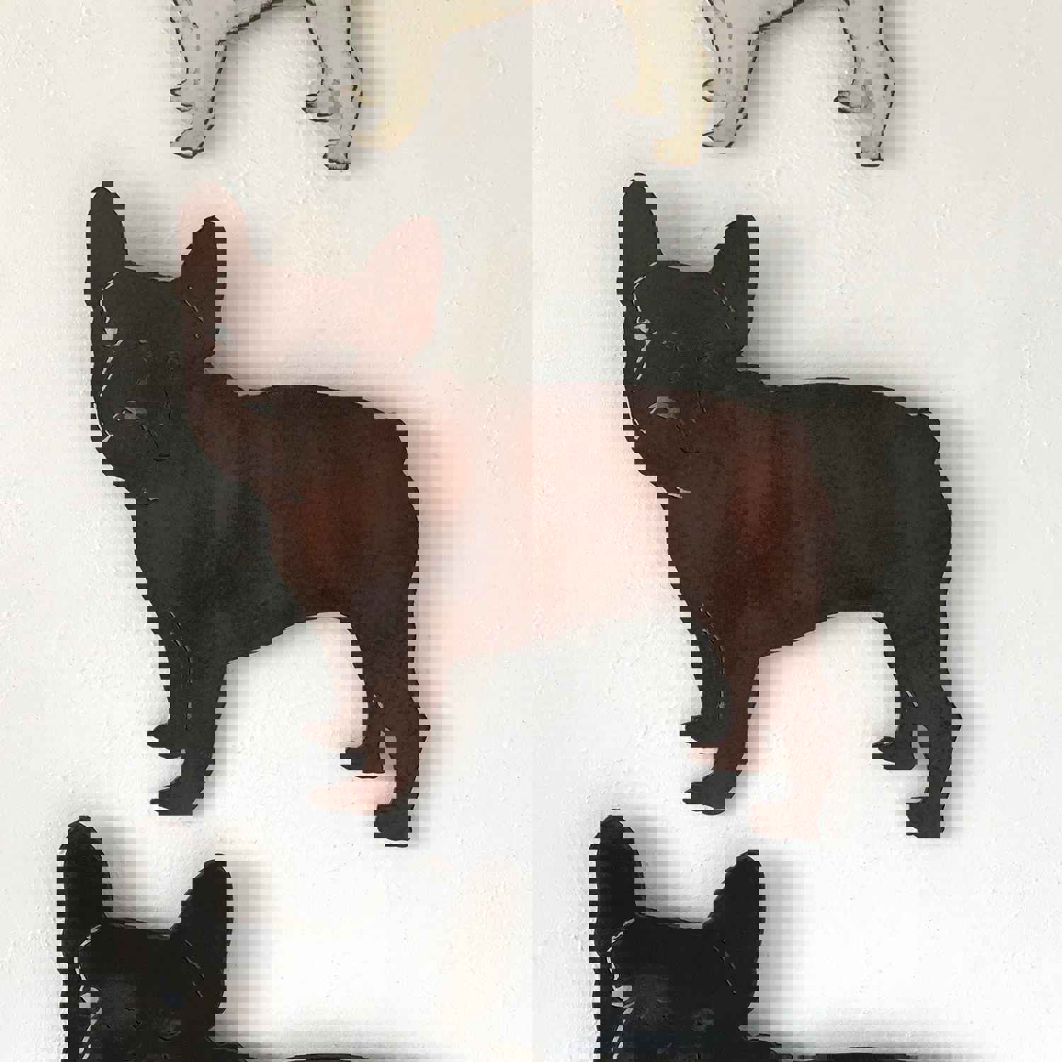French Bulldog Metal Wall Art - Handmade Home Decor in USA - Free Shipping
