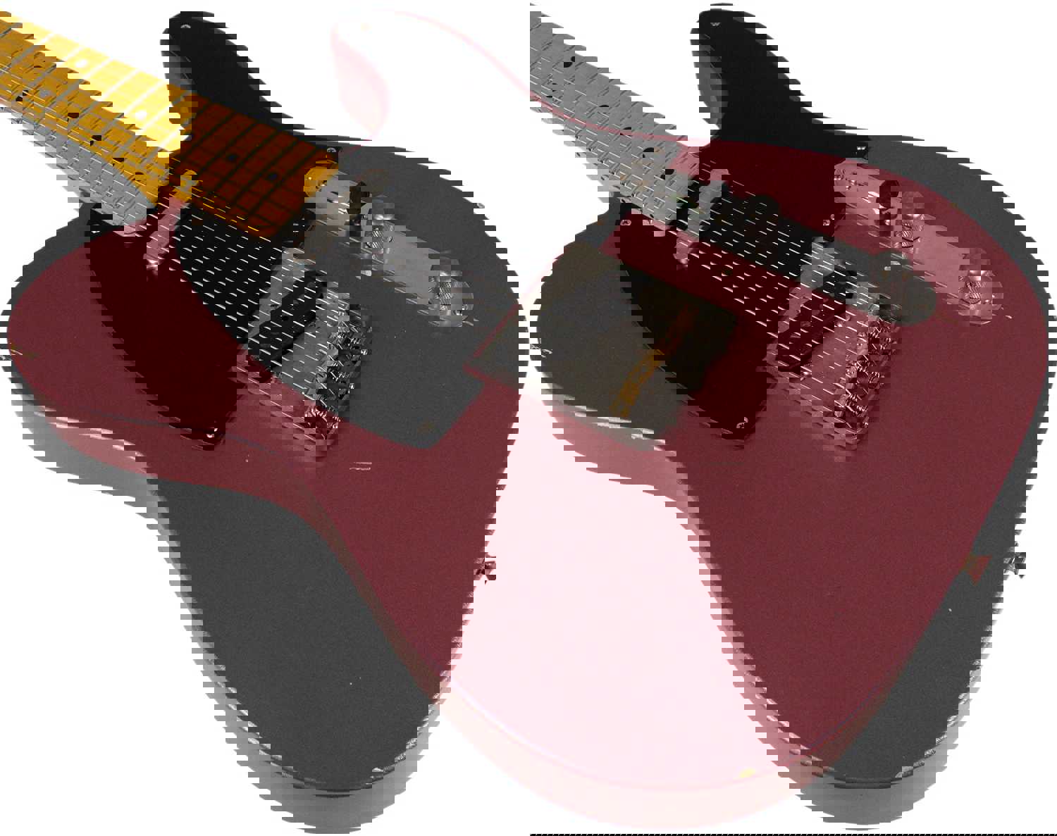 Nash T-52 Guitar, Burgundy Mist Metallic, Light Aging