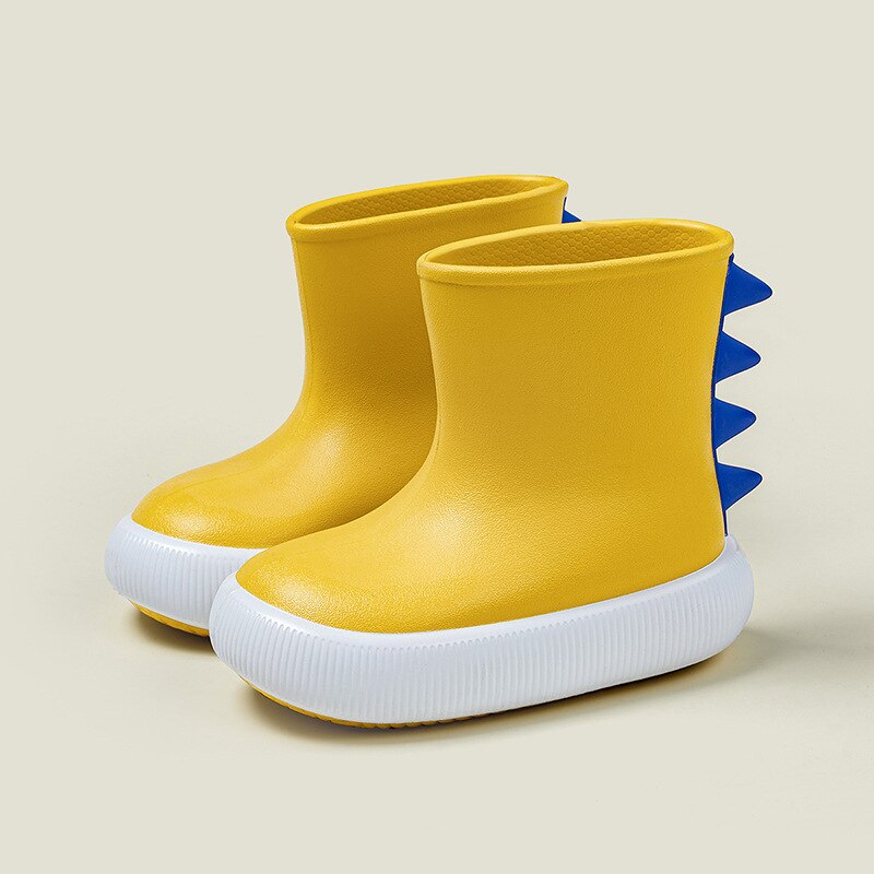 Cute Mario Cartoon Dinosaur Children Rain Boots for Girls and Toddlers