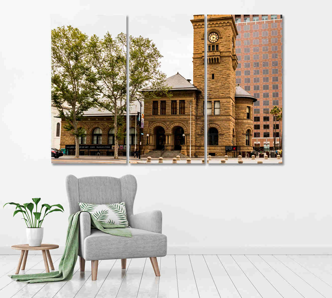 San Jose Museum of Art California Canvas Print - Home and Office Decor