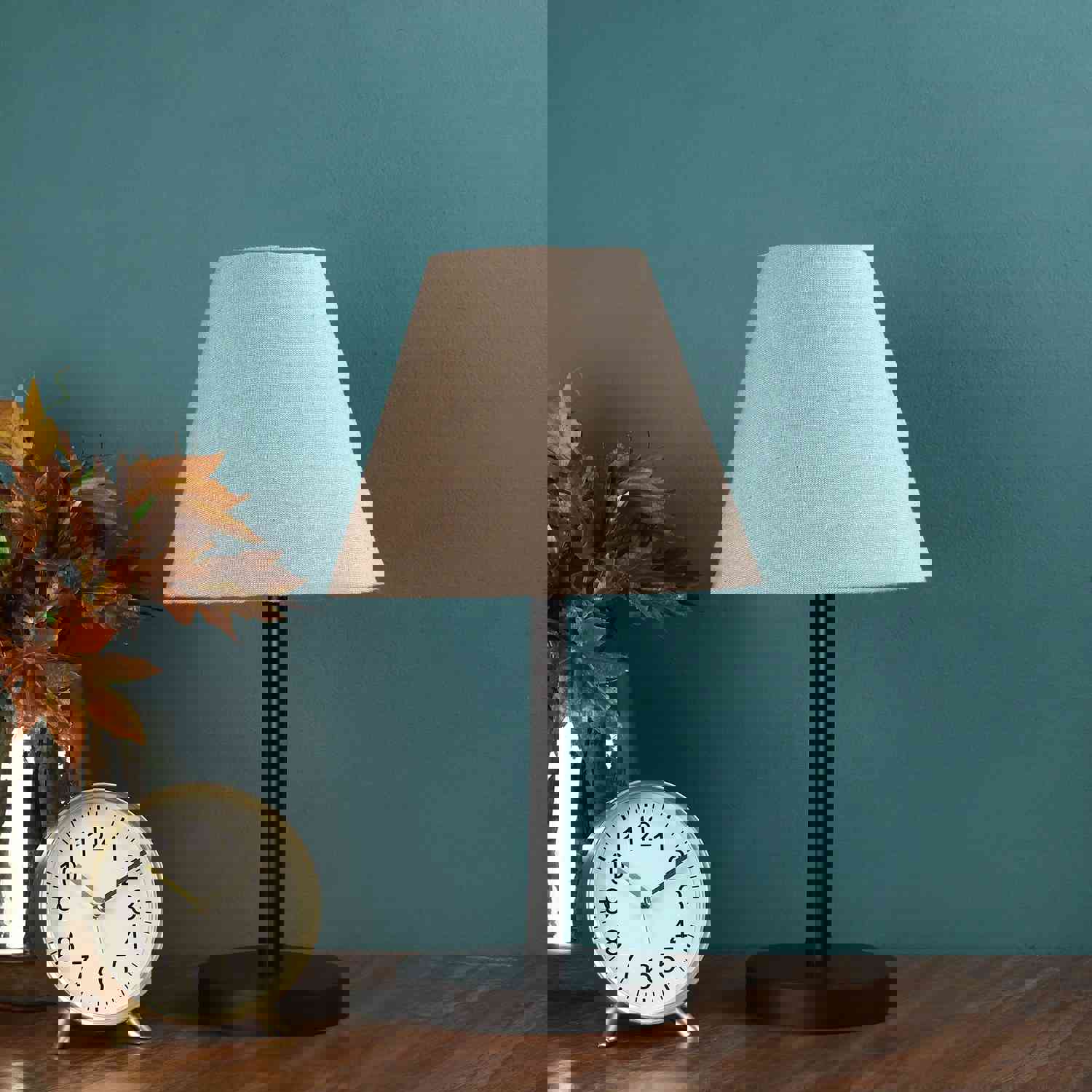 BTR CRAFTS Raven Black Metal Table Lamp Conical Shade (Pack of 2)