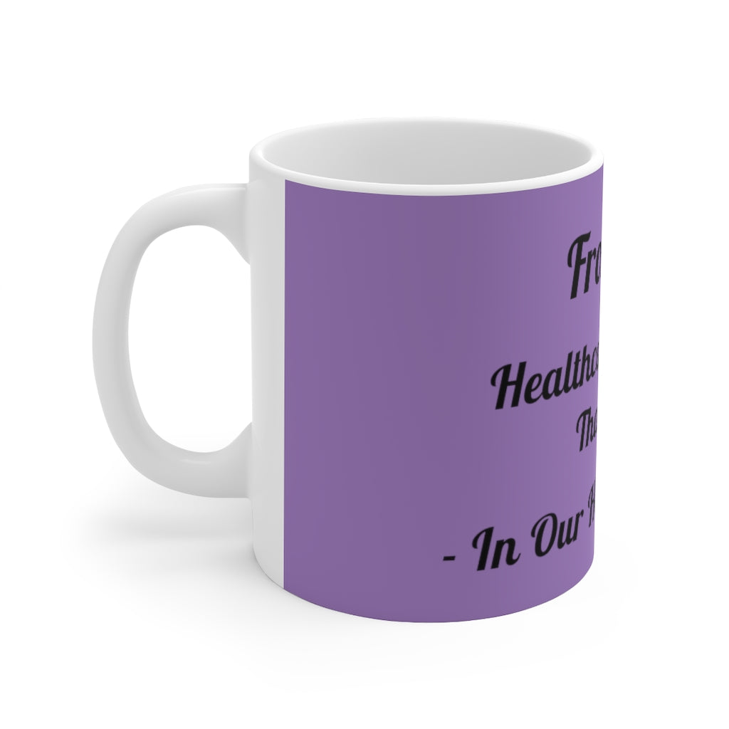 Frontline Healthcare Workers Purple Ceramic Mug 11oz