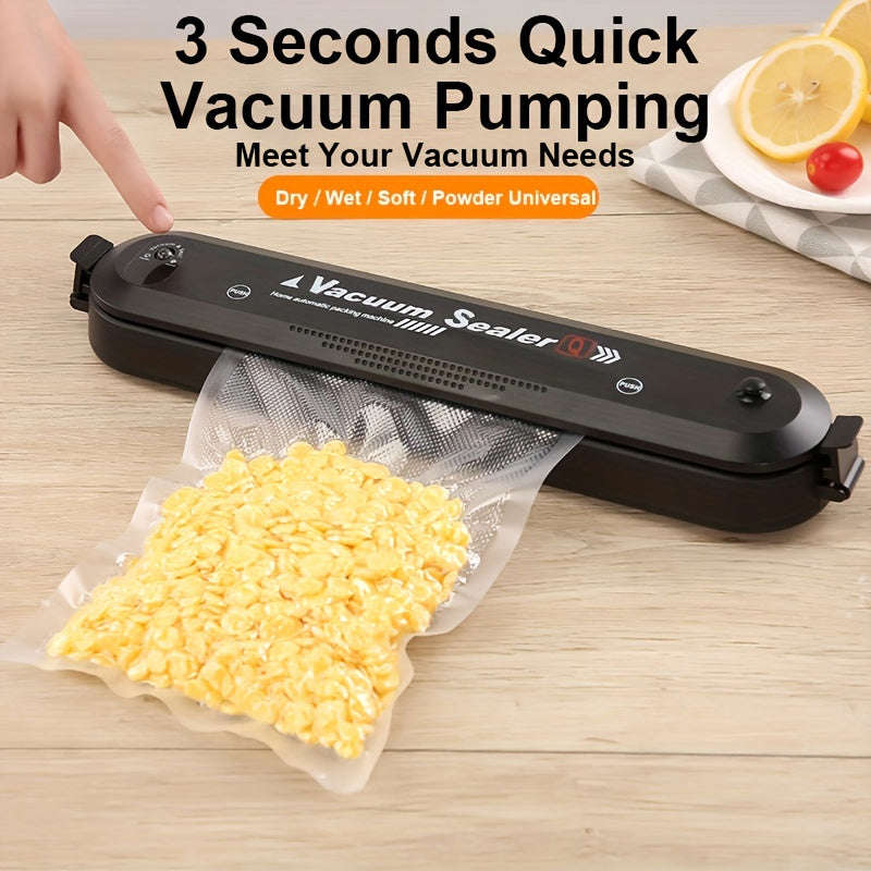 1set Automatic Vacuum Sealer Machine for Food Storage with European Plug