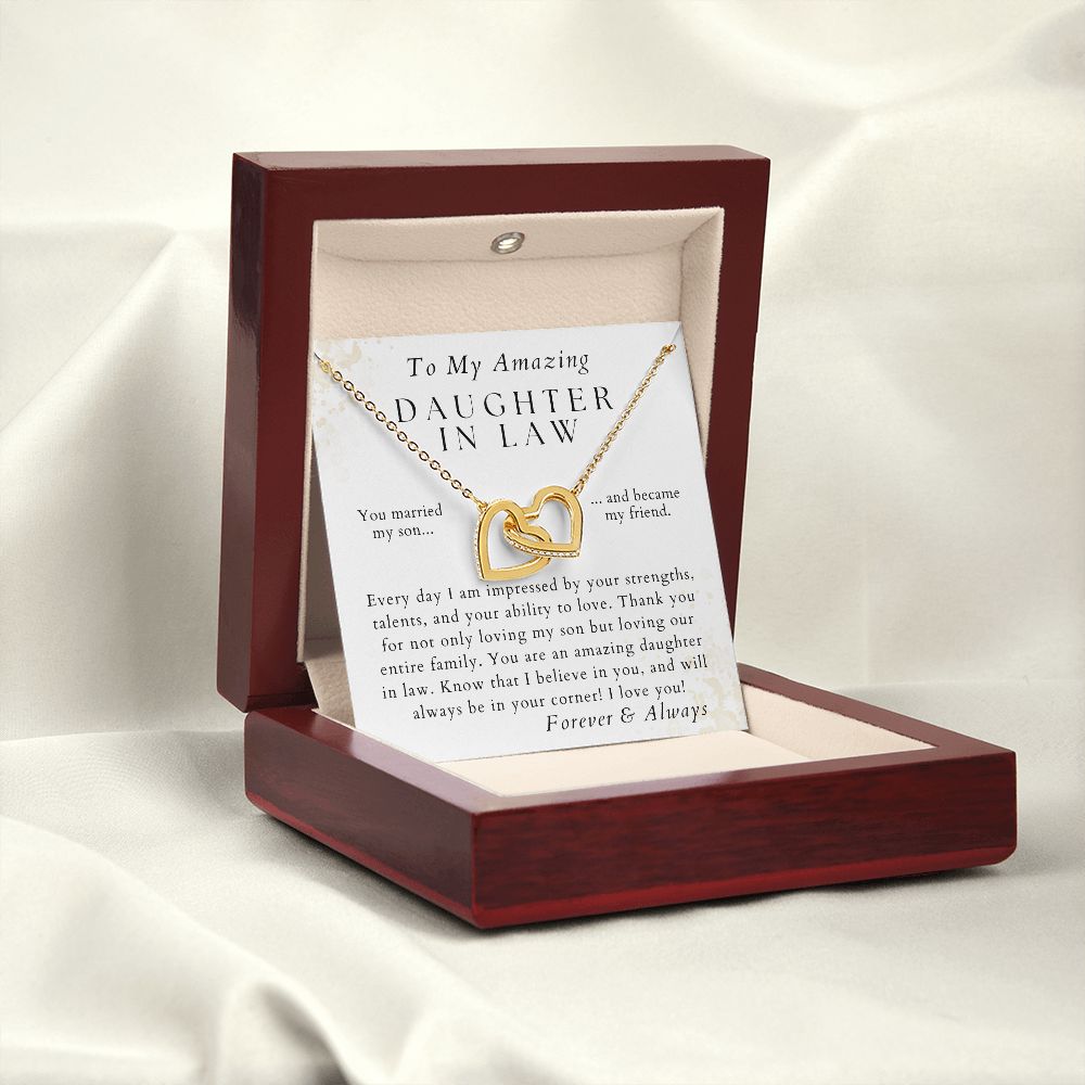 Always In Your Corner - Heartfelt Gift for Daughter-in-Law - Pendant Necklace