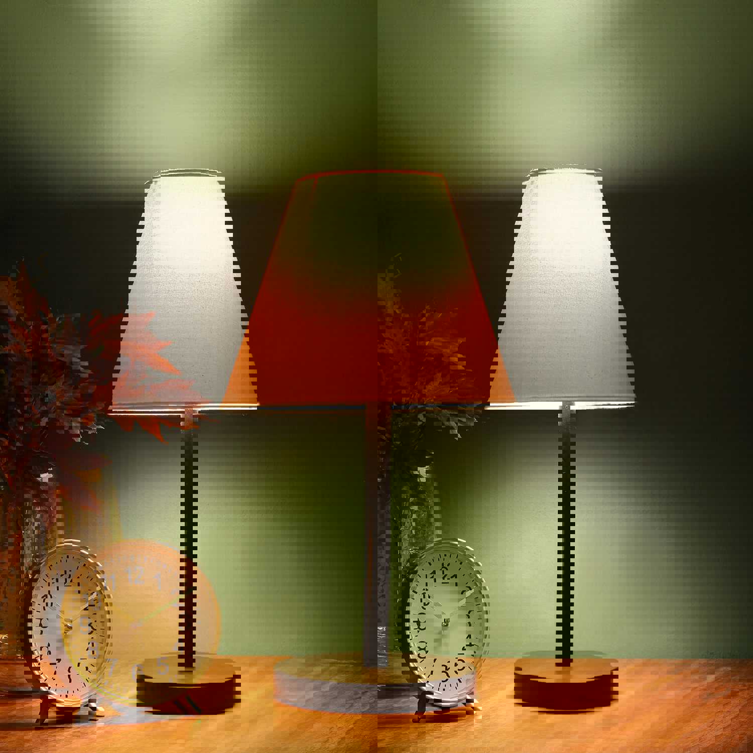 BTR CRAFTS Raven Black Metal Table Lamp Conical Shade (Pack of 2)