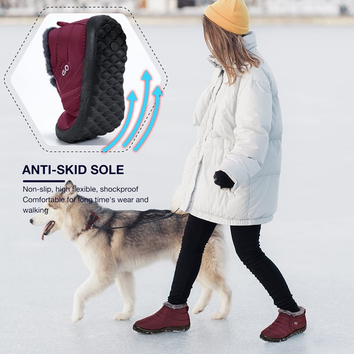 Waterproof Non-Slip Warm Snow Boots for Women and Men