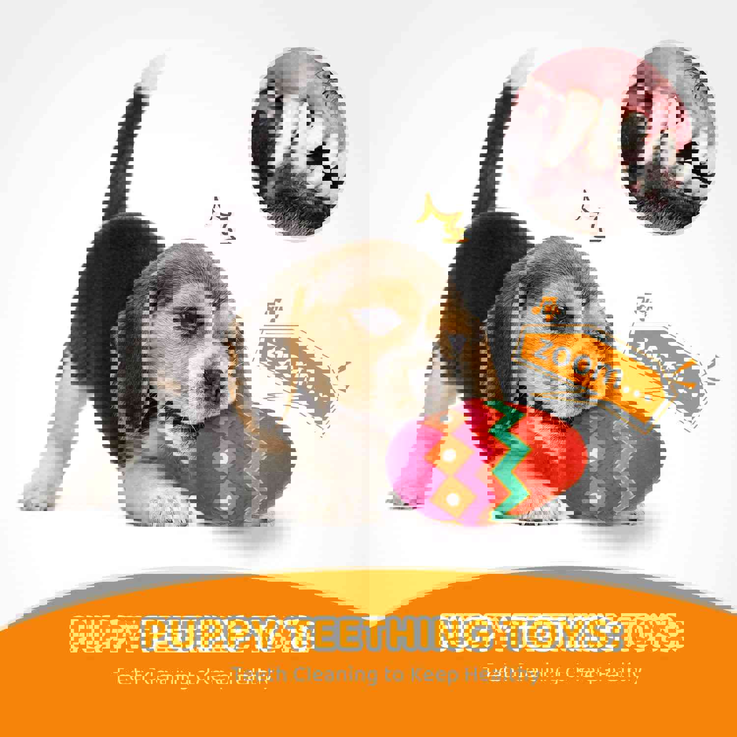 IOKHEIRA Durable Dog Toys for Aggressive Chewers - Easter Eggs Design