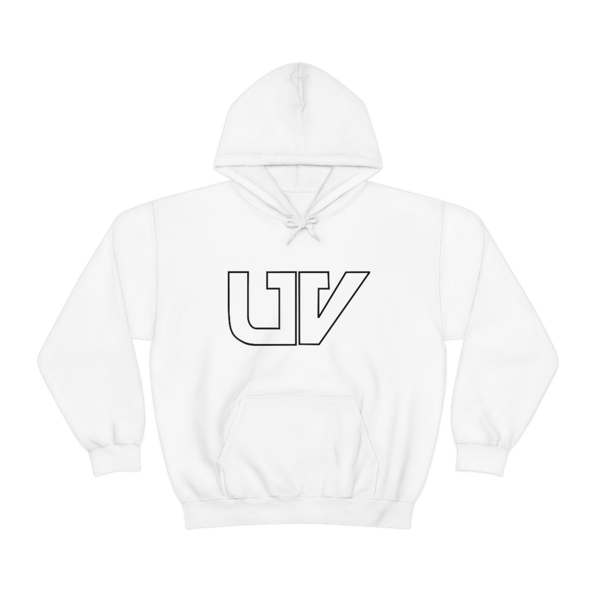 S-UV Hoodie White Logo - Extra Comfy & Stylish