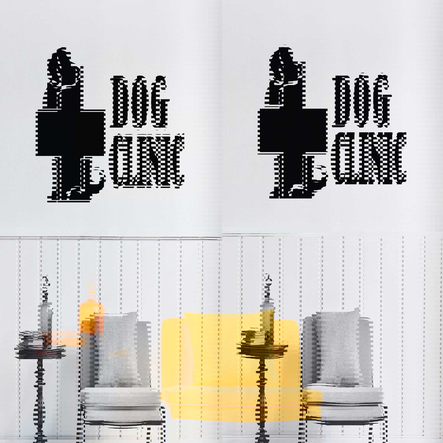 Vinyl Wall Decal Dog Care Logo Design Veterinary Medicine Pets Stickers Mural (g9022)