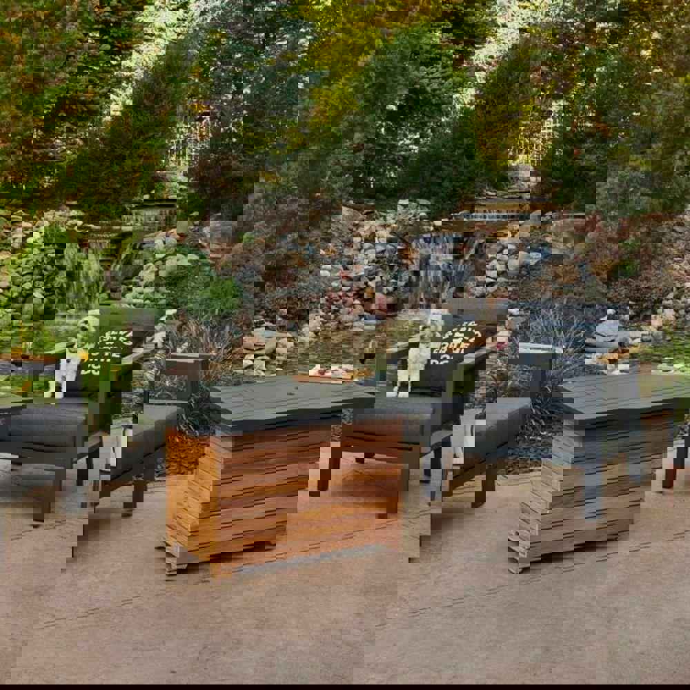 The Outdoor GreatRoom Company Darien 42-Inch Rectangular Gas Fire Pit Table