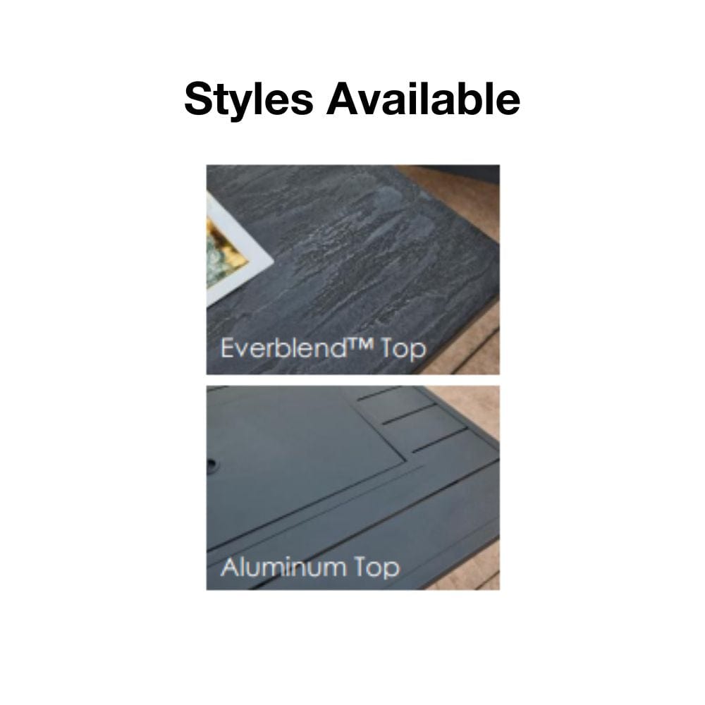 The Outdoor GreatRoom Company Darien 42-Inch Rectangular Gas Fire Pit Table