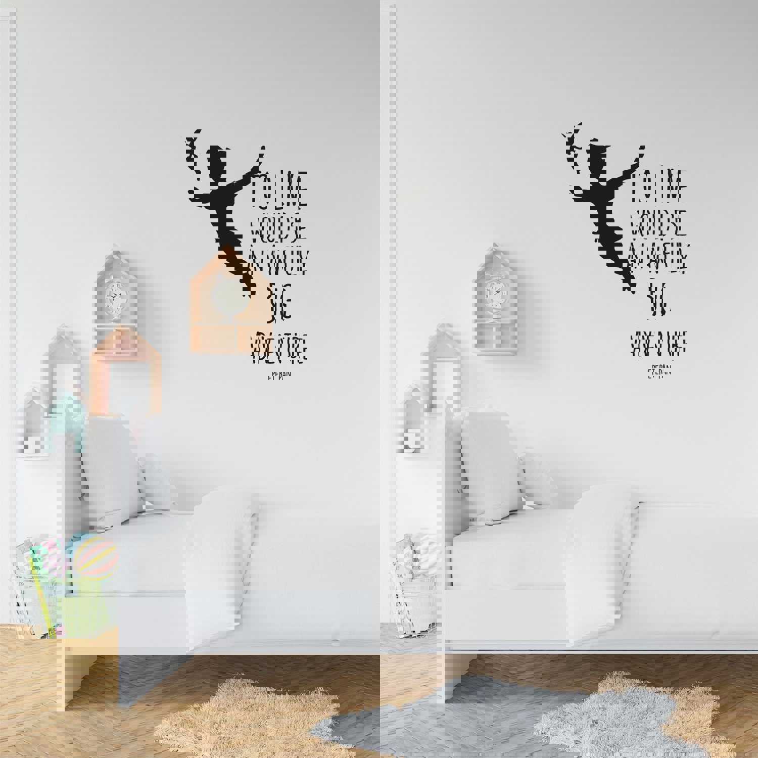 Girls Quotes Vinyl Wall Art Sticker Decal - To Live Would Be An Awfully Big Adventure