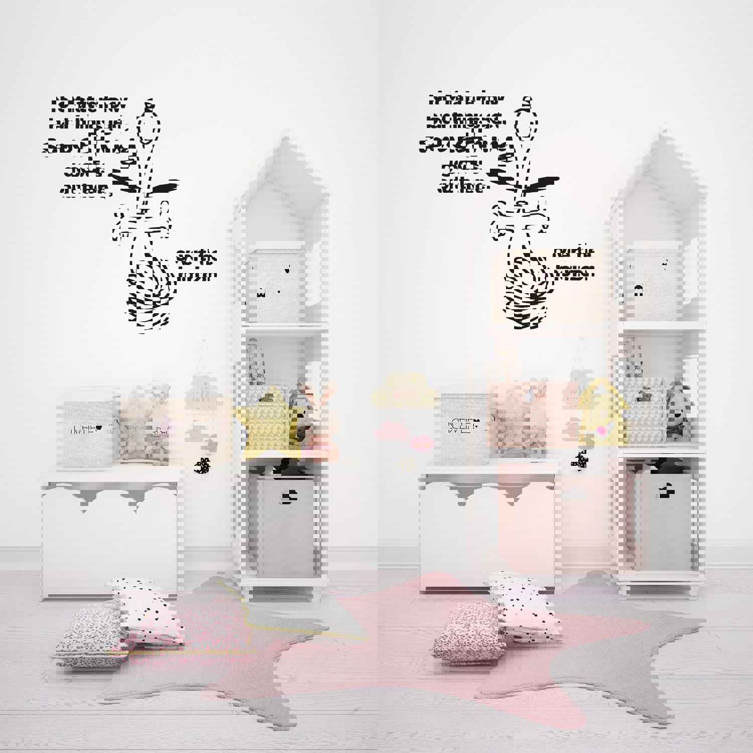 Snoopy Vinyl Wall Art Sticker Decal - No Matter How Bad Things Get