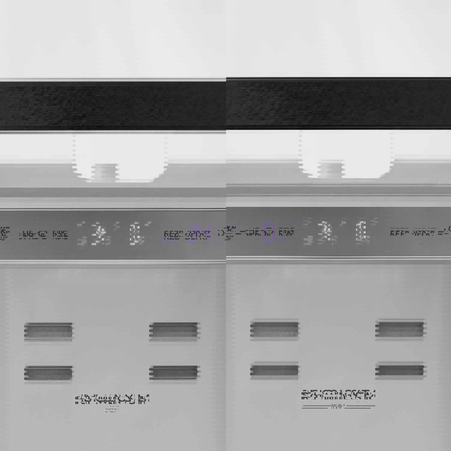 ZLINE 36 In. Autograph 22.5 cu. ft. Stainless Steel Refrigerator with Ice Maker in Fingerprint Resistant and Champagne Bronze Accents