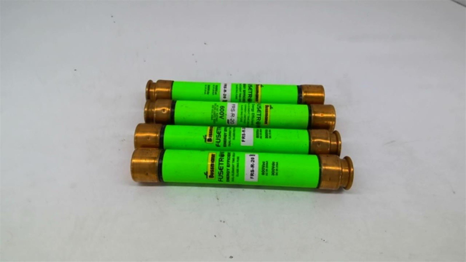 Bussman Fusetron FRS-R-20 Amp 600 Volt Energy Efficient Dual-Element Time-Delay Fuse