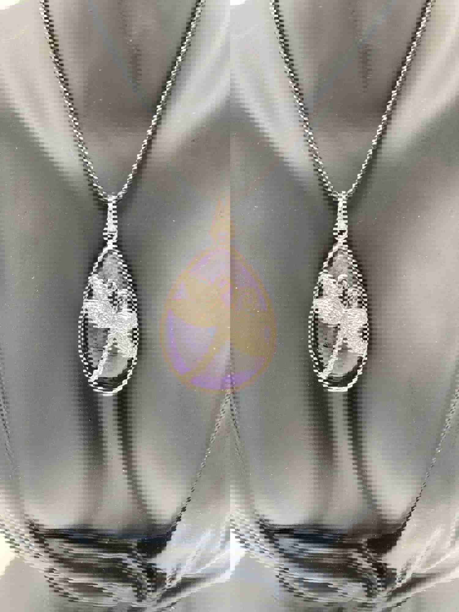 Dragonfly Crystal Pendants