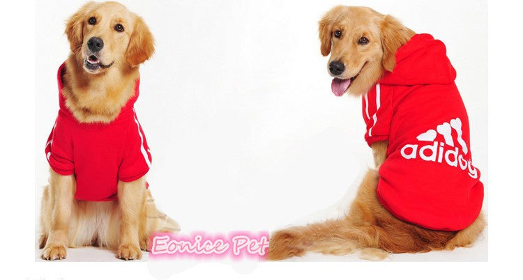 Adidog Hoodie - Warm Winter Coat Jacket for Large Dogs (3XL-9XL)