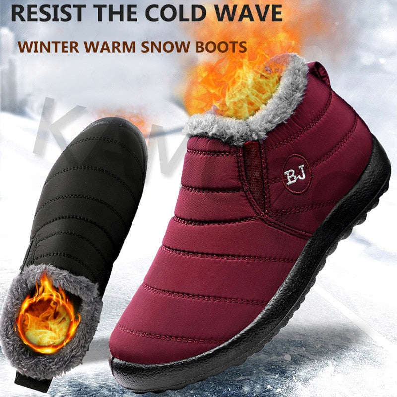 Waterproof Non-Slip Warm Snow Boots for Women and Men