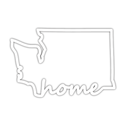 Washington Home Diecut Sticker