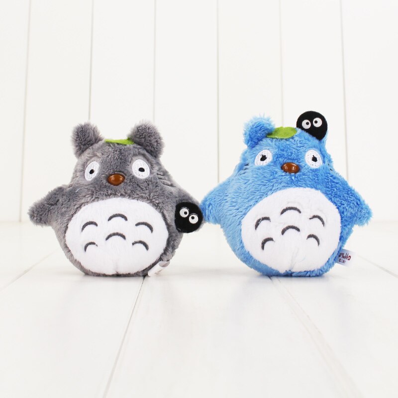 2 Styles Mini My Neighbor Totoro Plush Keychain Toy - Kawaii Japanese Anime Stuffed Doll