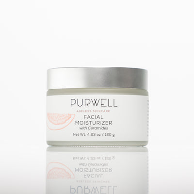 Pur-Well Living Ageless Skincare System (Facial Cleanser, Eye Cream, Moisturizer)