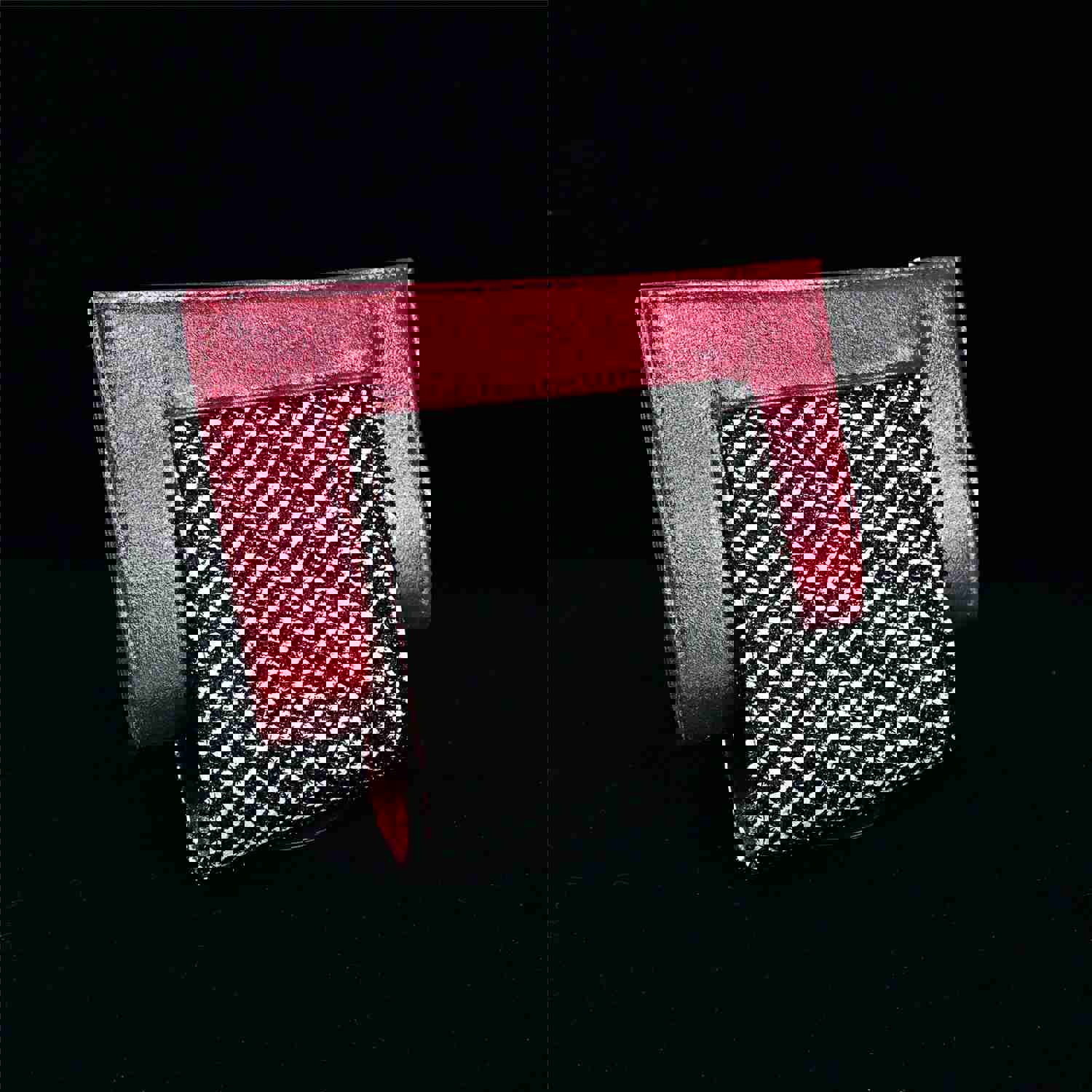 Sweet Style Italian Design Red High Heel Slippers for Women with Matching Bag