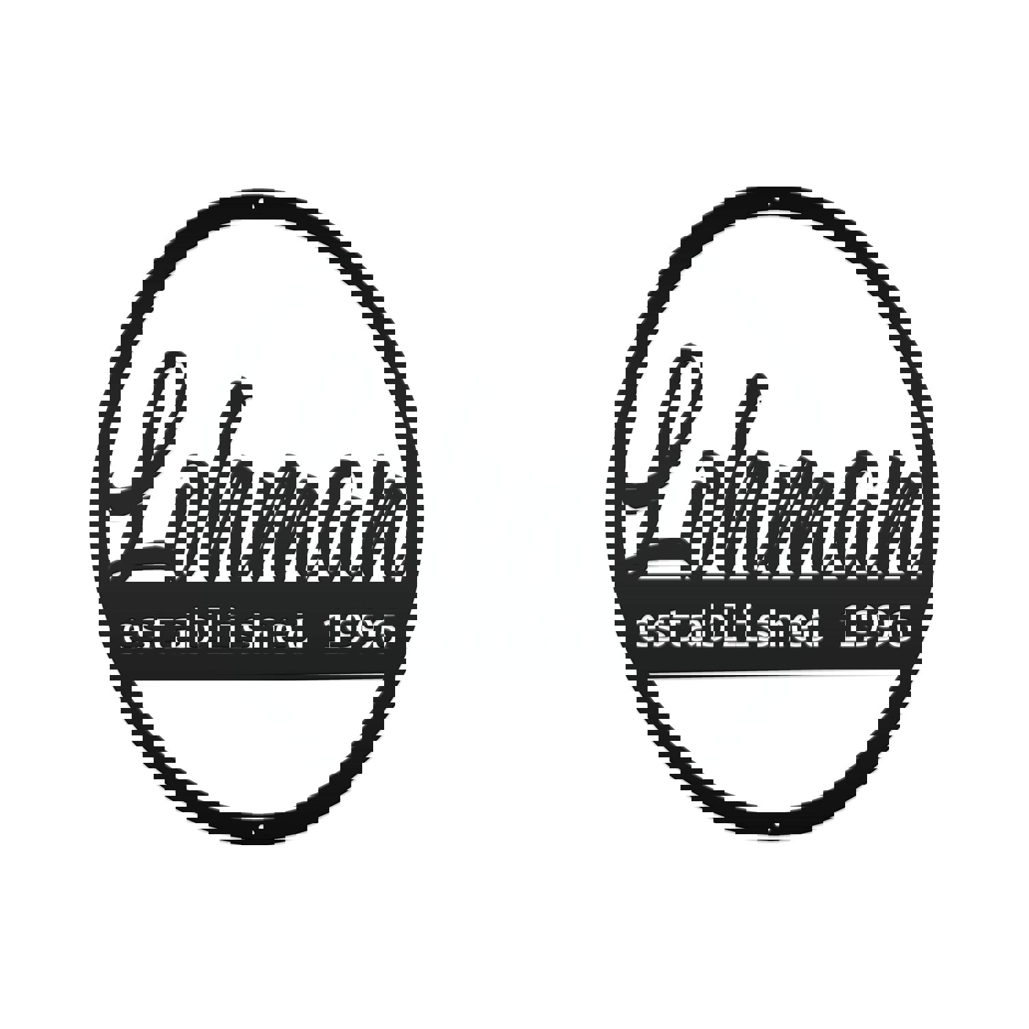 Personalized Family Name Monogram Sign - Custom Wall Decor for Home