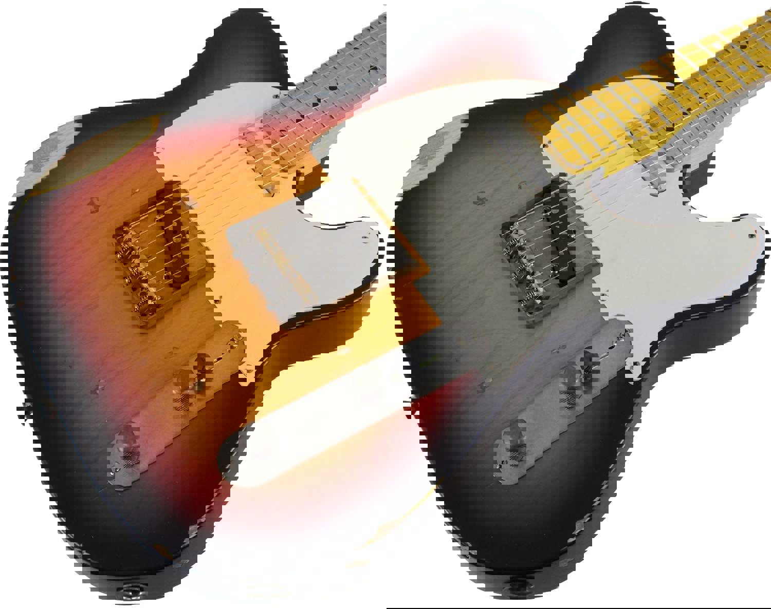 Nash T-57 Guitar, 3-Tone Sunburst, Medium Aging - Vintage Styled Tele Model