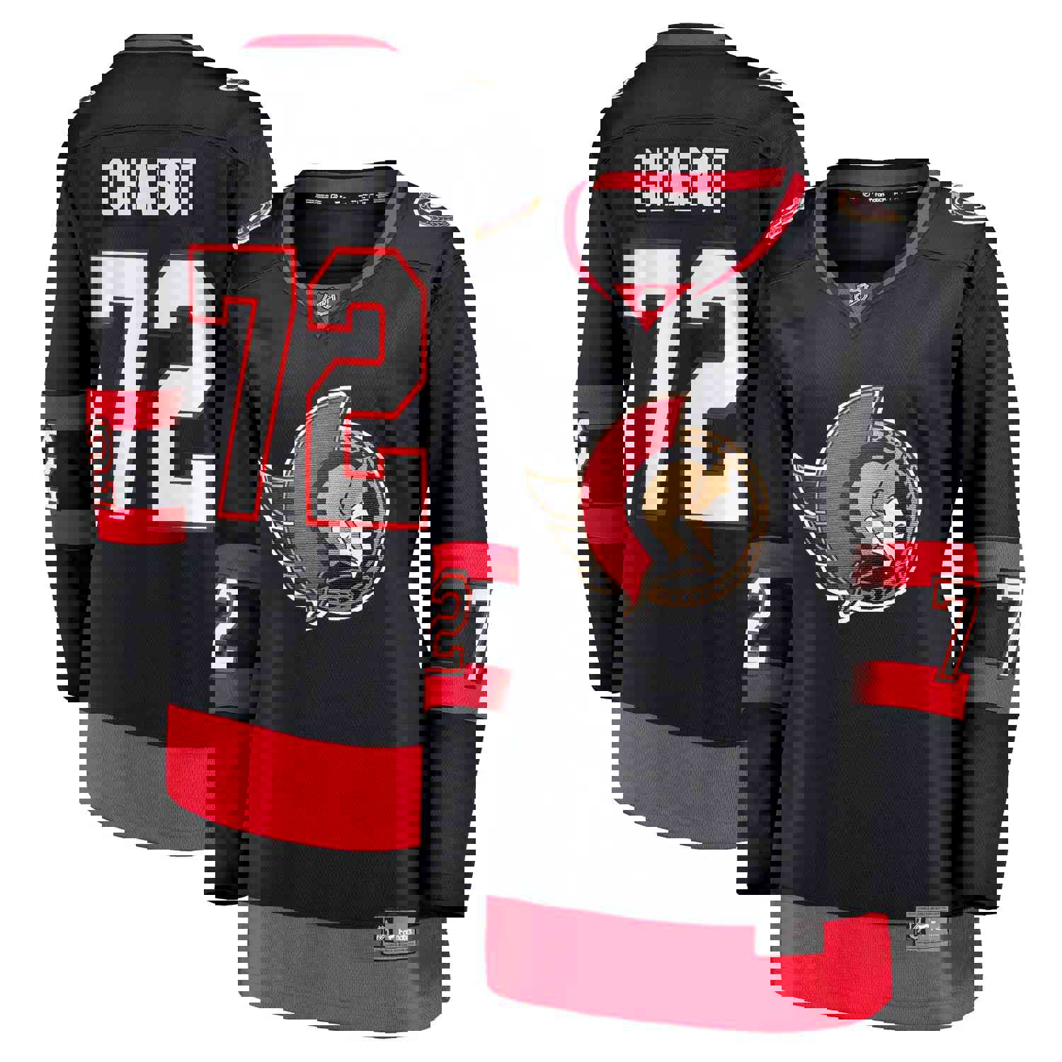 Thomas Chabot Ottawa Senators Fanatics Branded Women's 2020/21 Home Premier Breakaway Player Jersey - Black