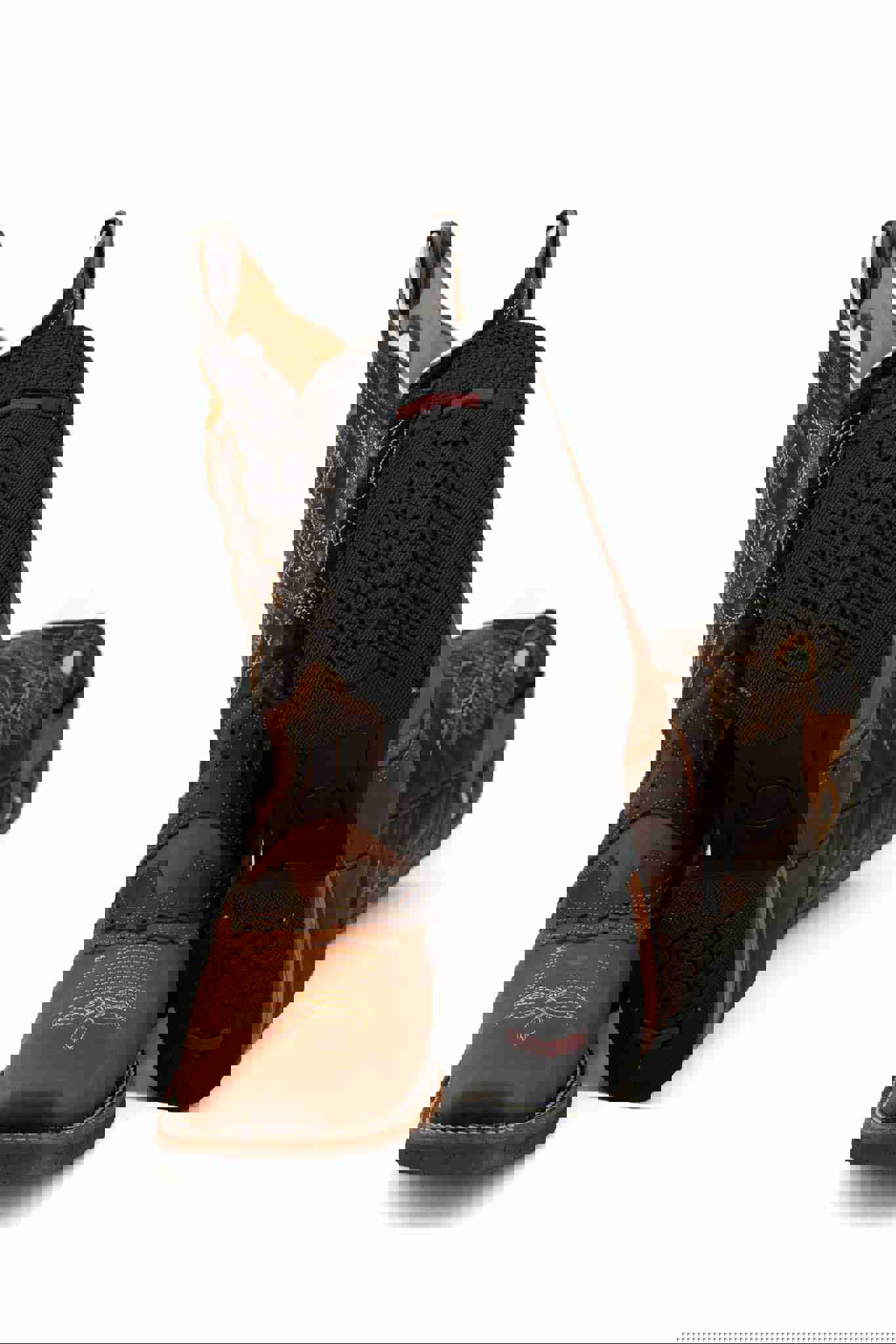 Est. 265 Crazy Rodeo Cowboy Boot - Genuine Leather Square Toe