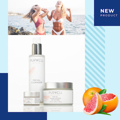 Pur-Well Living Ageless Skincare System (Facial Cleanser, Eye Cream, Moisturizer)