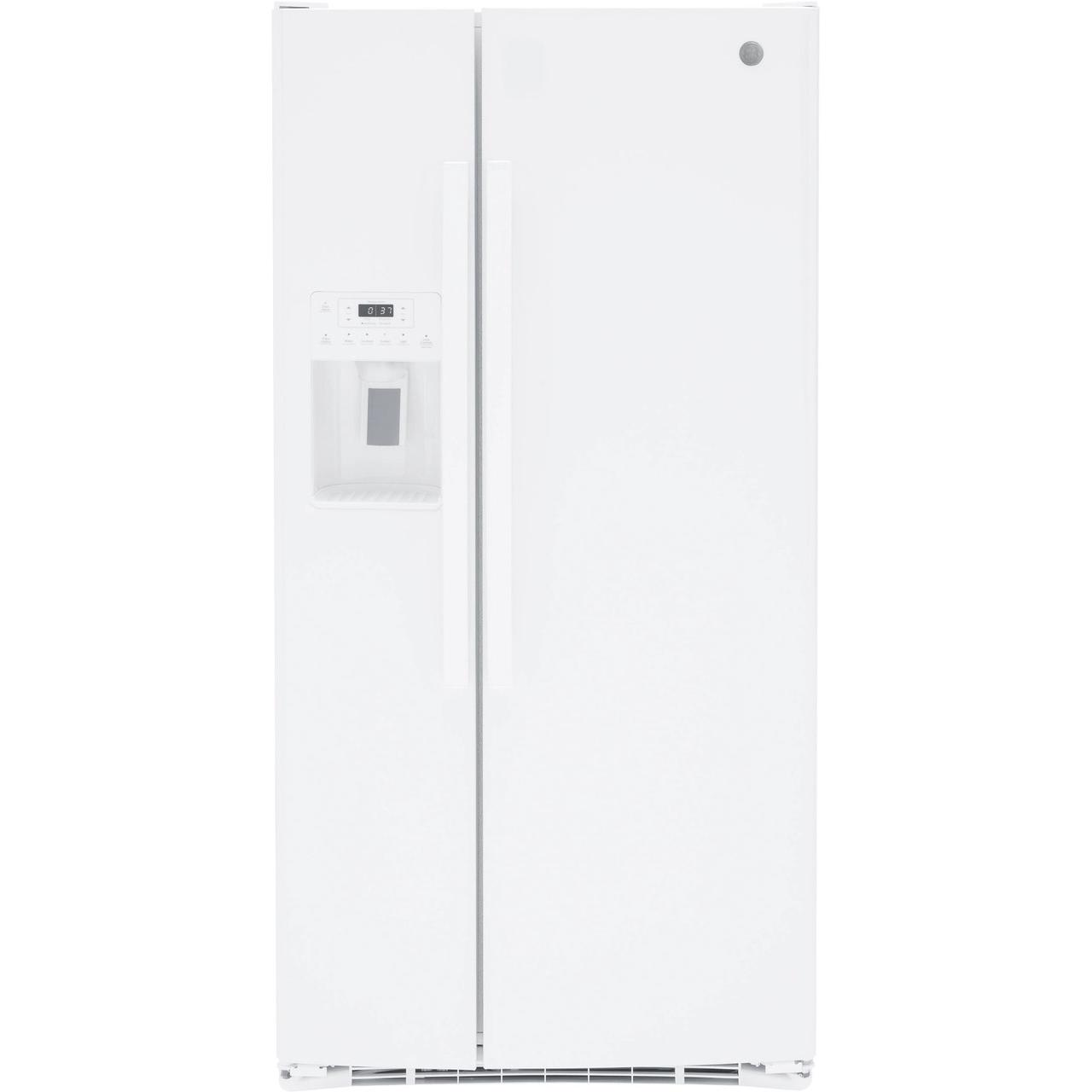 GE 33-inch Side-By-Side Refrigerator with Water and Ice Dispenser