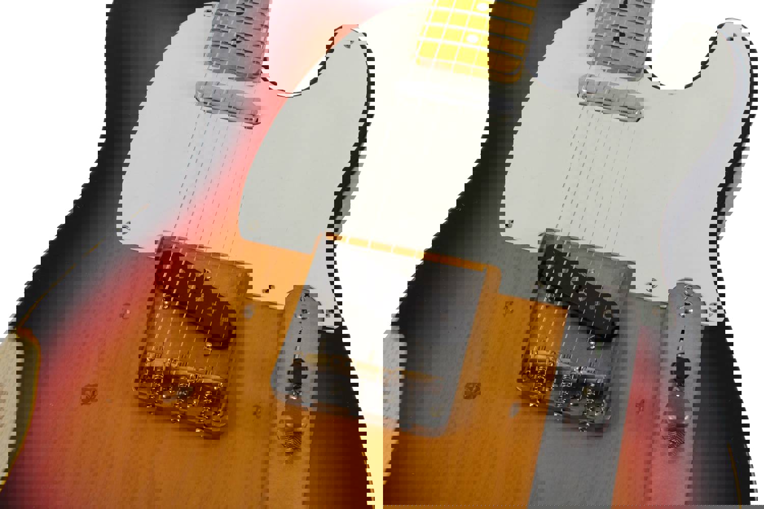 Nash T-57 Guitar, 3-Tone Sunburst, Medium Aging - Vintage Styled Tele Model