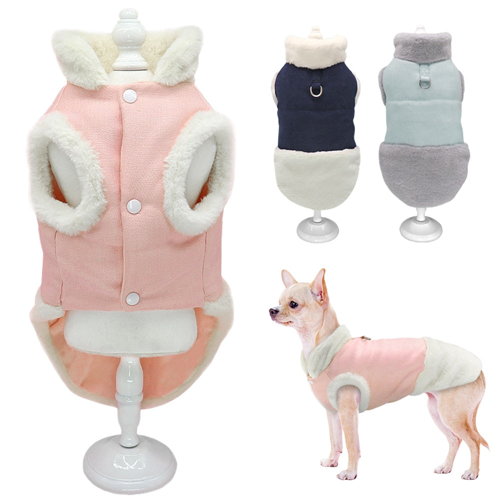 Winter Warm Dog Pet Coat for Small Dogs - Chihuahua, French Bulldog, Puppy Vest