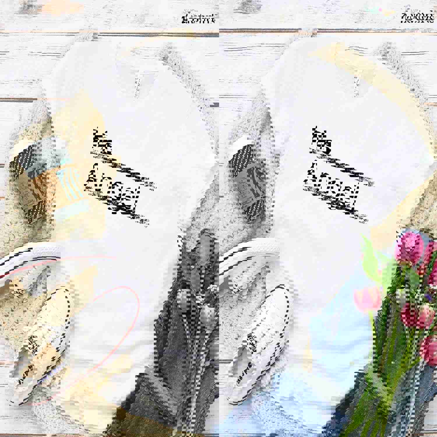 His Angel/Her Demon Matching Couple T-Shirts - Love & Marriage Anniversary Gifts