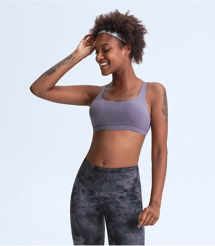 Women's Crisscross Fitness Bra - Supportive & Stylish Workout Essential