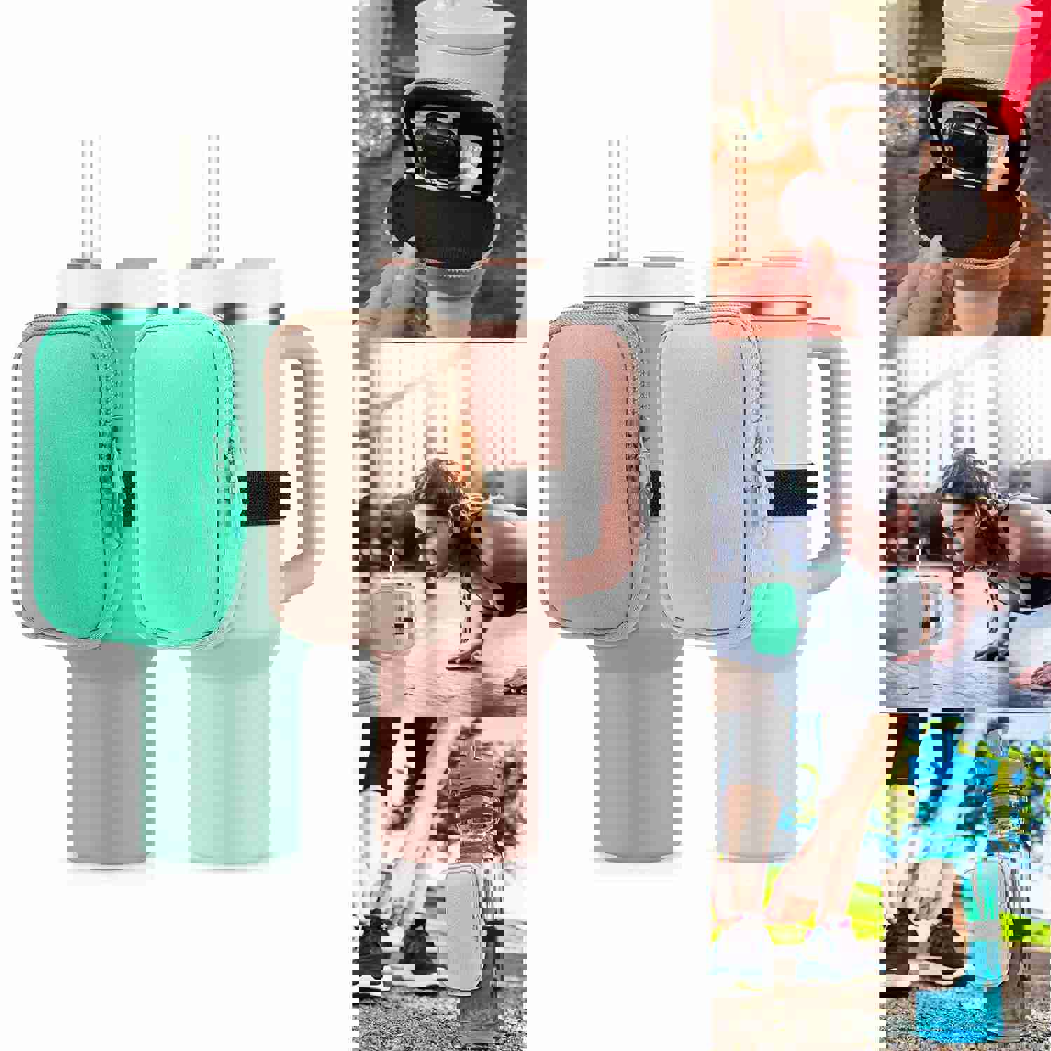 Water Bottle Bag Fitness Accessories Travel Cup Handheld