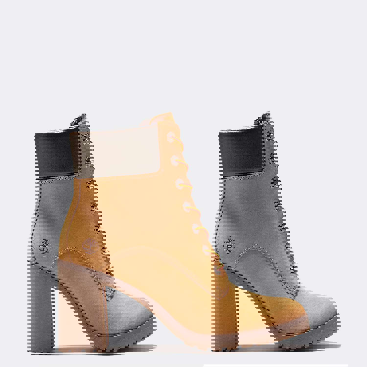 Women's Timberland Allington Lace-Up 6-Inch Boots in Wheat Nubuck